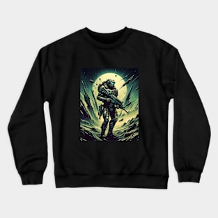 Helldivers style Sci fi soldier Crewneck Sweatshirt